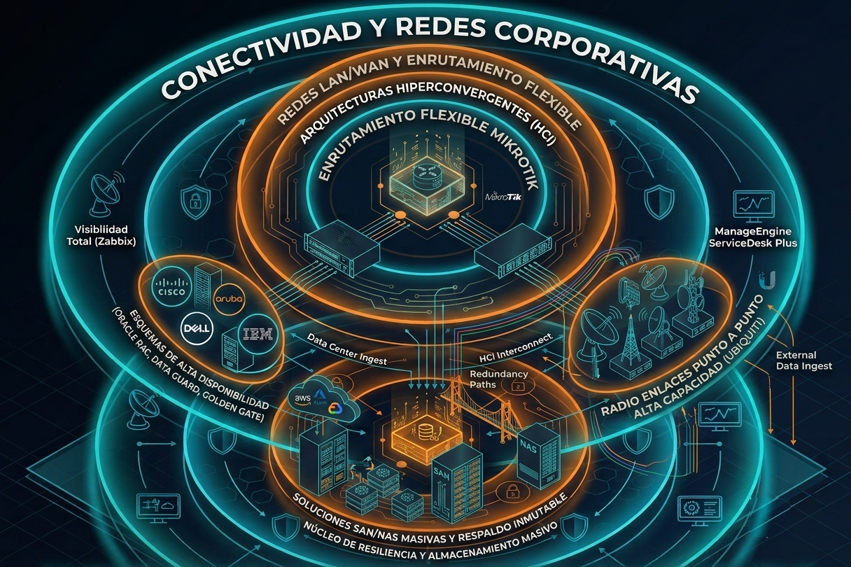 Conectividad LAN WAN y Redes Corporativas